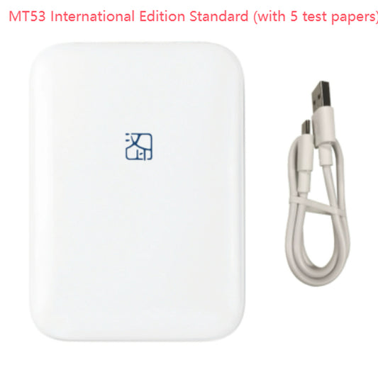 Color Photo Printer Portable Full Color Wireless Photo Printer USB Bluetooth Thermal Sublimation Printer